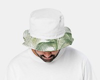 Bucket hat mockup psd men&rsquo;s fashion, front view
