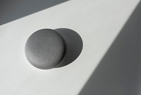 Google Nest mini smart speaker. SEPTEMBER 17, 2020 - BANGKOK, THAILAND