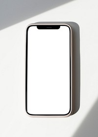 Smartphone white screen mockup psd innovative future technology