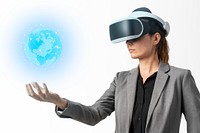 VR headset mockup psd gaming technology