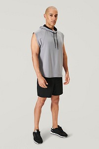 Men's sportswear mockup outfit