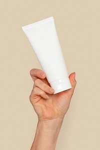 Face moisturizer cream, blank beauty packaging