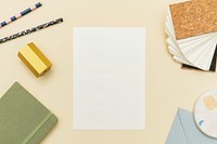 Paper with pastel stationery