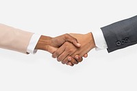 Business agreement handshake mockup psd hand gesture