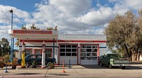 Pete&rsquo;s, a vintage gas station in Williams, Arizona, a town of just 3,000 or so residents but a well-known place among visitors from around the world.