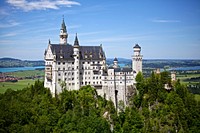 Neuschwanstein Castle. Original public domain image from Wikimedia Commons