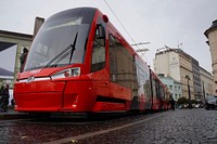 City Plus tram in Bratislava. Original public domain image from Wikimedia Commons