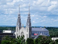Notre Dame Cathedral Basilica Of Ottawa. Original public domain image from Wikimedia Commons