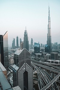 City Buildings Under White Sky. Original public domain image from Wikimedia Commons