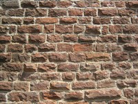 Brick wall. Original public domain image from Wikimedia Commons