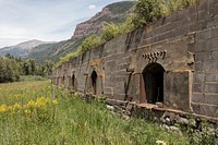 "Beehive" coke ovens, constructed in the 1890s in Redstone, Colorado -- eastern capitalist Cleve Osgood's onetime "company town" for those who produced coke, or carbonized coal, for Osgood's steel mill down in Pueblo.