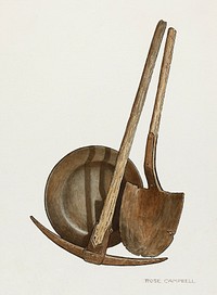 Tools (1935–1942) by Rose Campbell–Gerke. Original from The National Gallery of Art. Digitally enhanced by rawpixel.