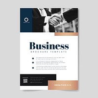Professional business brochure template design
