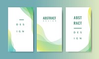 Blank abstract design banner illustration