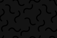 Black doodle pattern background psd