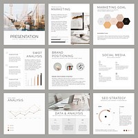 Professional business marketing vector editable templates