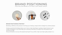 Brand positioning marketing plan psd presentation editable template