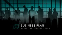 Business plan psd presentation editable template