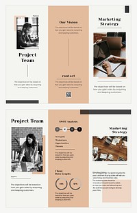 Business brochure template vector set