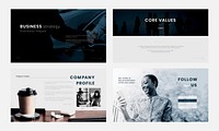 Business psd presentation editable templates