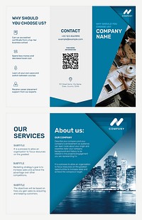 Business brochure template psd for marketing company