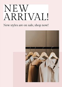 New arrival template vector for fashion and shopping