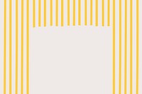 Spaghetti striped frame background in yellow doodle style