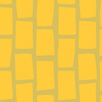 Yellow blocks pattern background  in ditalini pasta shape