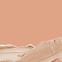 Frosting texture border background, beige aesthetic psd