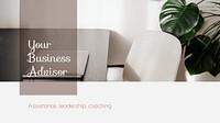Digital marketing blog banner template for small business vector