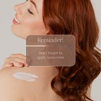 Skincare Instagram ad template, customizable for small business psd