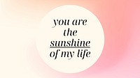 Inspirational quote blog banner, aesthetic pastel design vector