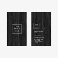 Business card template vector luxury style set