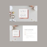 Business card template vector luxury style set