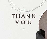 Thank you social media shop advertisement template vector