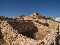Remains of Tuzigoot, a 110-room stone pueblo in Arizona&rsquo;s Verde Valley whose oldest rooms date to 1100 A.D. or so, was no more than a mound of rubble in 1933 when archaeologists Louis R. Caywood and Edward H. Spicer rebuilt it to the degree possible while giving jobs to local families in the throes of the Great Depression.