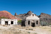 The Contrabando, a ghost town within Big Bend Ranch State Park, west of Lajitas, Texas, on Texas State Highway 170.