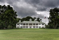 Mount Vernon, a near (but larger) replica in Dallas, Texas, of George Washington&#39;s Virginia estate home.