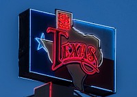 Neon sign for Billy Bob's legendary &ldquo;boot-scootin&rsquo;&rdquo;western nighclub and honky-tonk bar in Fort Worth. Original image from Carol M. Highsmith&rsquo;s America, Library of Congress collection. Digitally enhanced by rawpixel.