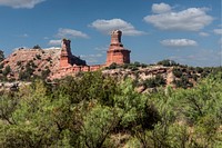 The &quot;Lighthouse,&quot; the signature formation in Palo Duro Canyon State Park in Armstrong County in the Texas Panhandle.