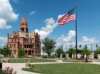The Hopkins County Courthouse in Sulphur Springs, regarded by many as the most beautiful courthouse in Texas.
