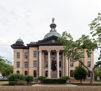 The 1908 Fort Bend County Courthouse in Richmond, Texas, southwest of Houston.