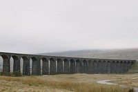 Ribblehead Viaduct. Original public domain image from Wikimedia Commons