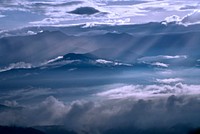 Heavenly sky &amp; mountain background. Original public domain image from <a href="https://commons.wikimedia.org/wiki/File:Montanhas_em_Pi%C3%B1as.jpg" target="_blank">Wikimedia Commons</a>