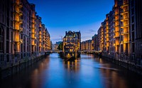 Hafen City, Hamburg, Garmany. Original public domain image from Wikimedia Commons