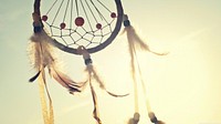 Dream catcher. Original public domain image from Wikimedia Commons