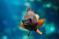 Orange and brown fish. Original public domain image from Wikimedia Commons