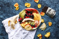 Fruit Platter. Original public domain image from Wikimedia Commons