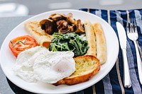 Big breakfast plate. Original public domain image from <a href="https://commons.wikimedia.org/wiki/File:Carissa_Gan_2016-02-18_(Unsplash).jpg" target="_blank">Wikimedia Commons</a>