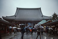 Senso-Ji Temple. Original public domain image from Wikimedia Commons